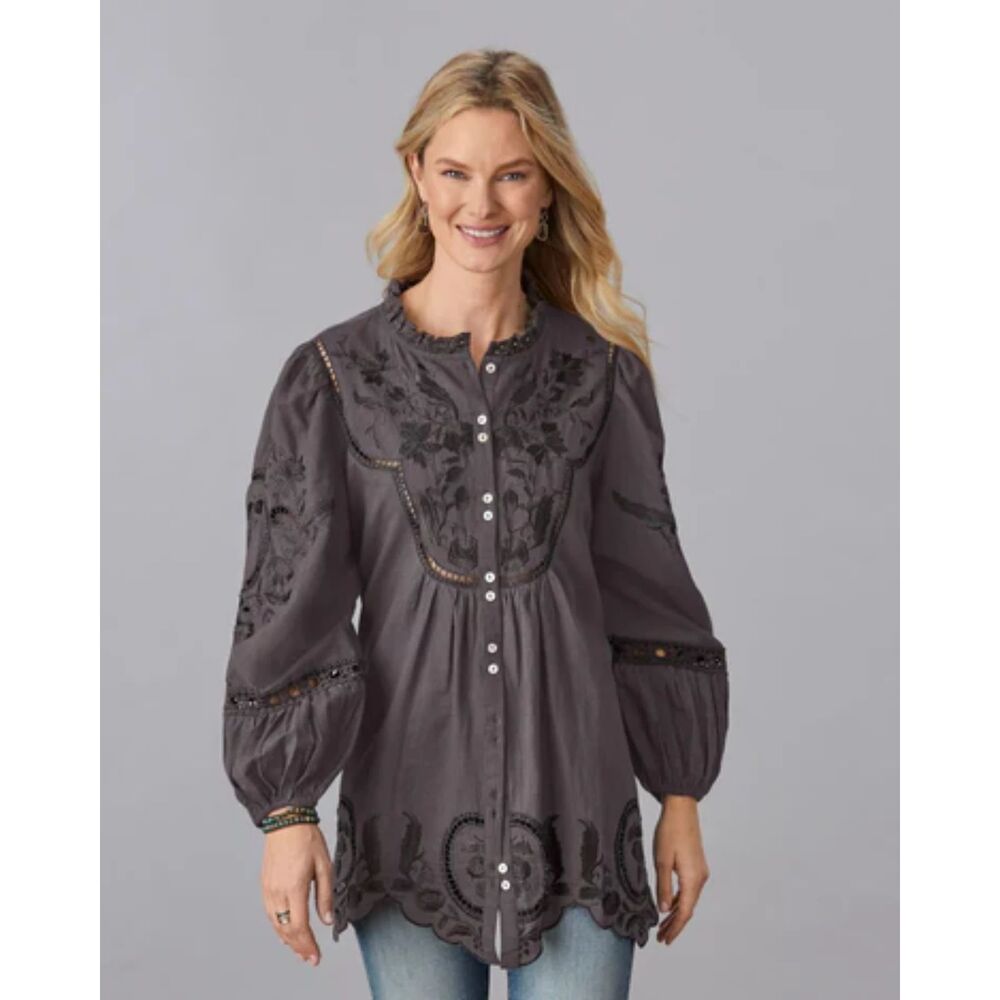 NWOT Sundance Pleasant Prairie Tunic, Carbon, Size L